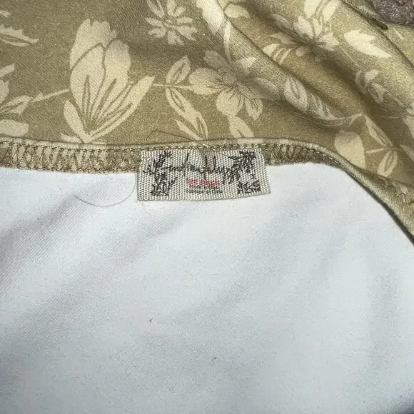 New Free People Somethin Bout You Floral One-Shoulder Bodysuit size M - Picture 4 of 10